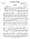 PARIS | for Pedal Harp | by Herman Beeftink | Sheet Music (DIGITAL DOWNLOAD)