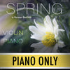 PLAY ALONG - "Spring" (violin and piano) - PIANO ONLY - AUDIO MP3 Accompaniment - Herman Beeftink