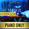 PLAY ALONG "Summer" (alto saxophone and piano) - PIANO ONLY - AUDIO MP3 Accompaniment - Herman Beeftink