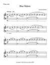 BLUE WATERS | Piano Solo | by Herman Beeftink | Sheet Music (DIGITAL DOWNLOAD)