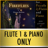 PLAY ALONG - "Fireflies" (piccolo, 2 flutes, and piano) - FLUTE 1 AND PIANO ONLY - AUDIO MP3 Accompaniment - Herman Beeftink