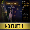 PLAY ALONG - "Fireflies" (piccolo, 2 flutes, and piano) - NO FLUTE 1 - AUDIO MP3 Accompaniment  - Herman Beeftink