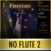 PLAY ALONG - "Fireflies" (piccolo, 2 flutes, and piano) - NO FLUTE 2 - AUDIO MP3 Accompaniment - Herman Beeftink