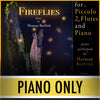 PLAY ALONG - "Fireflies" (piccolo, 2 flutes, and piano) - PIANO ONLY - AUDIO MP3 Accompaniment - Herman Beeftink