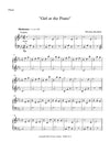 GIRL AT THE PIANO | Piano Solo | by Herman Beeftink | Sheet Music (DIGITAL DOWNLOAD)