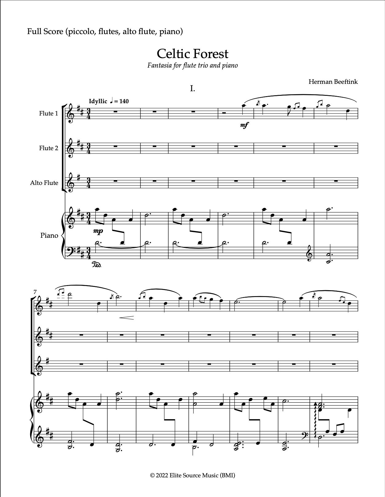 CELTIC FOREST | for Flute/Picc, Flute, Alto Flute and Piano | by Herma – Herman Beeftink - Composer celtic-forest-for-flute-picc-flute-alto-flute-and-piano-by-herma-herman-beeftink-composer