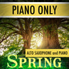 PLAY ALONG "Spring" (alto saxophone and piano) - PIANO ONLY - AUDIO MP3 Accompaniment - Herman Beeftink