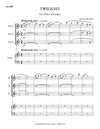 TWILIGHT | for 3 Flutes and Piano | by Herman Beeftink | Score and all Parts (DIGITAL DOWNLOAD)