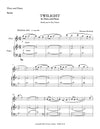 TWILIGHT | for Flute and Piano | by Herman Beeftink | Score and Parts (DIGITAL DOWNLOAD)
