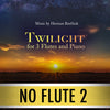 PLAY ALONG - "Twilight" (3 flutes and piano) - NO FLUTE 2 - AUDIO MP3 Accompaniment - Herman Beeftink