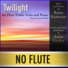 PLAY ALONG - "Twilight" (flute, violin, viola, and piano) - NO FLUTE - AUDIO MP3 Accompaniment - Herman Beeftink