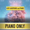PLAY ALONG "Winter" (alto saxophone and piano) - PIANO ONLY - AUDIO MP3 Accompaniment - Herman Beeftink